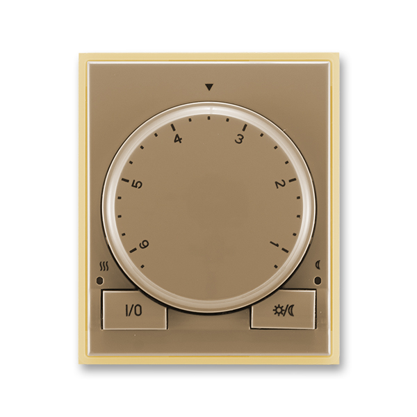 termostat univerzální otočný ELEMENT 3292E-A10101 25 kávová/ledová opálová